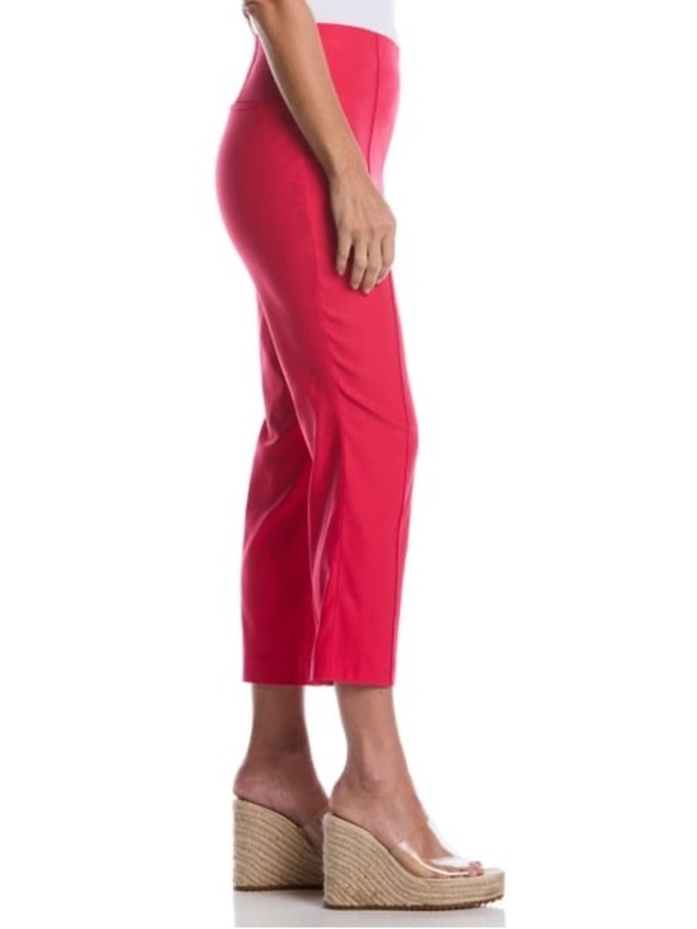 Rafaella Pintuck Crop Pants - Picture 2 of 8